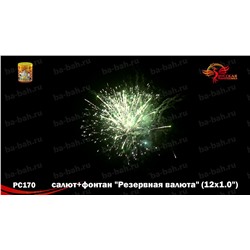 Фейерверк + фонтан РС2570 Резервная валюта (1" х 12)