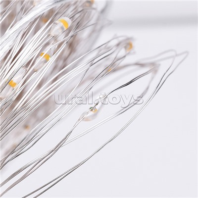 Электрогирлянда 20м, 200 ламп, цветная