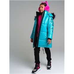 Пальто текстильное с полиуретановым покрытием для девочек