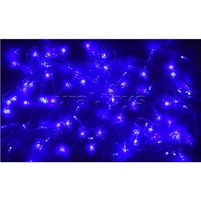 Электрогирлянда светодиодная 6*0,7м, 192 лампы, синий