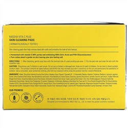 Missha, Vita C Plus Ascorbic Acid, Skin Clearing Pads, 60 Pads