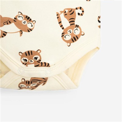 Боди - платье «Крошка Я. Тигруля», рост 62-68 см, бежевое