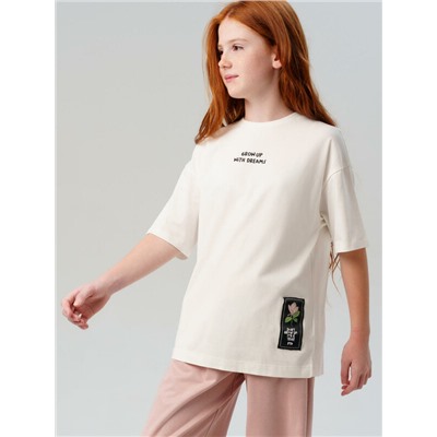 Фуфайка трикотажная для девочек (футболка)