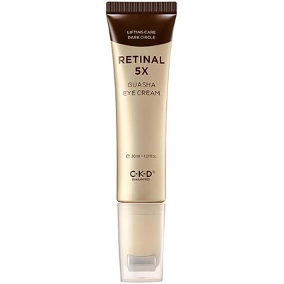CKD Омолаживающий крем для век с роликовым массажёром Retinal 5X Guasha Eye Cream