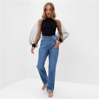 Джемпер боди женский MINAKU: PartyDress чёрный, размер 42