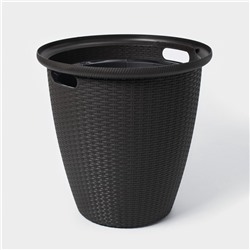 Кашпо для цветов со вставкой Rattan, 50 л (27 л), МИКС