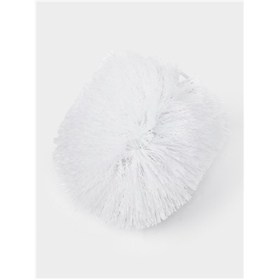 Насадка для ёршика, диаметр резьбы внутри 1.9 см, диаметр снаружи 2.8 см, 8×9 см, полипропилен