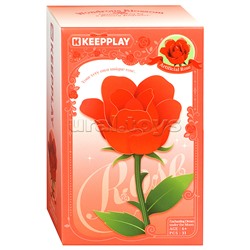 Конструктор "Роза красная" (31 дет.)