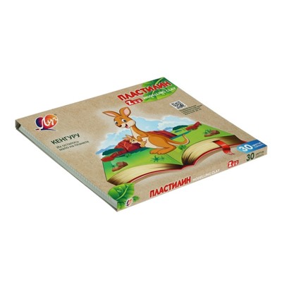 Пластилин «Луч. ZOO», 30 цветов, 450 г