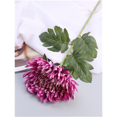 Цветы искусственные «Хризантема леди элит», 67×16 см, сиреневые