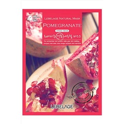 Lebelage Маска тканевая с экстрактом граната / Pomegranate Natural Mask, 23 мл KRISTALLER, 1107362