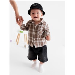 Шорты Крошка Я, рост 92-98 см, серые