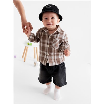 Шорты Крошка Я, рост 92-98 см, серые