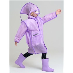 Плащ из полимерного материала для девочек (дождевик)