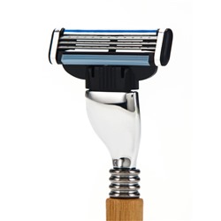 Бамбуковая бритва совместима с Gillette Mach=3