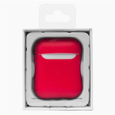 Чехол - Soft touch для кейса "Apple AirPods 2" (red)