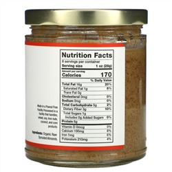 Jiva Organics, Raw Sprouted Almond Butter, Creamy - Unsalted, 8 oz (228 g)
