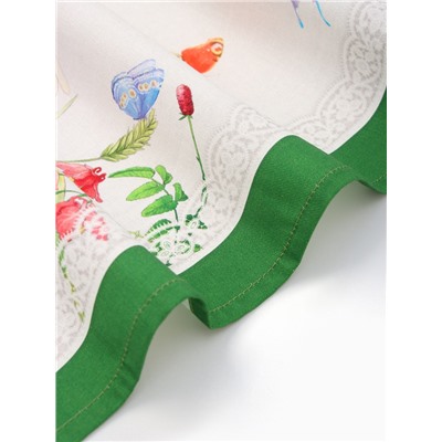 Дорожка на стол «Луговые цветы», 40×146 см±3 см, 100% хлопок, саржа 190 г/м²