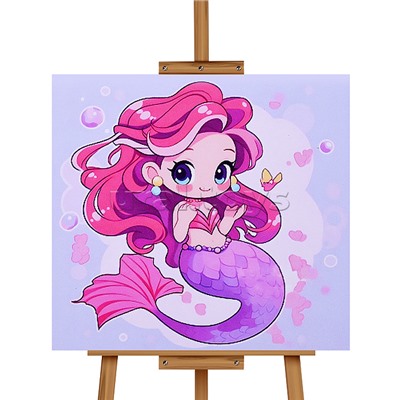 Мозаика алмазная "Русалочка" 20*20 см.