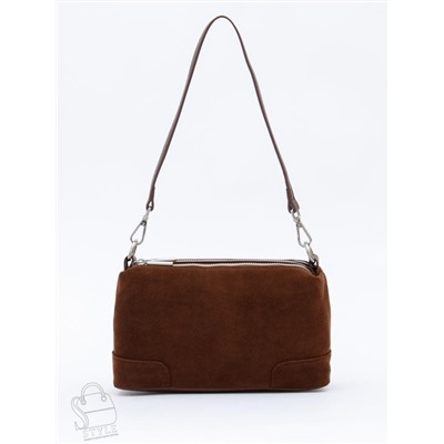 Сумка женская кожаная 5555PEF cocoa Polina&Eiterou