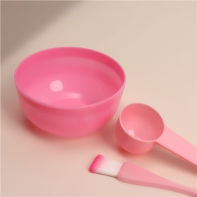 Набор косметический для масок, 3 предмета, МИКС