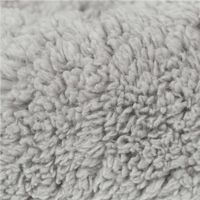 Лежанка для щенков и котят «Уют», мягкий мех, 38×32×11 см, серая