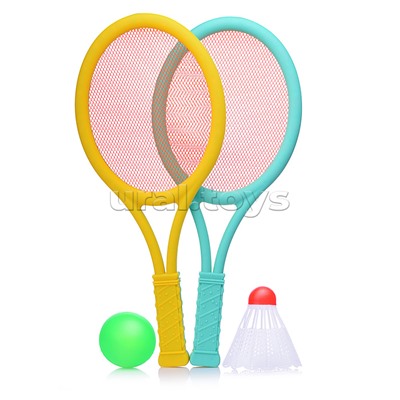 Набор игровых ракеток (2 ракетки, волан, мяч)
