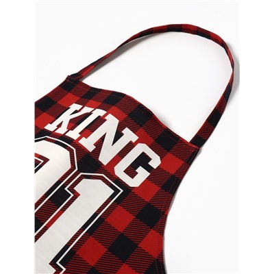 Фартук мужской «Король кухни» 77×75 см, 100% хлопок