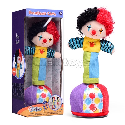 Клоун, со светом и музыкой, в коробке