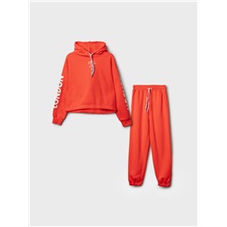 Комплект трикотажный для девочек: толстовка, брюки