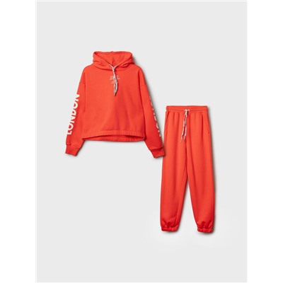 Комплект трикотажный для девочек: толстовка, брюки