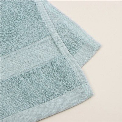 Полотенце махровое SL HOME: Classic «Аззура», 50×90 см, хлопок 100%, бирюзовое