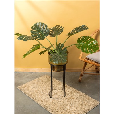 Кашпо на подставке «Золото Скифов», 30.5×30.5×73.5 см, железо