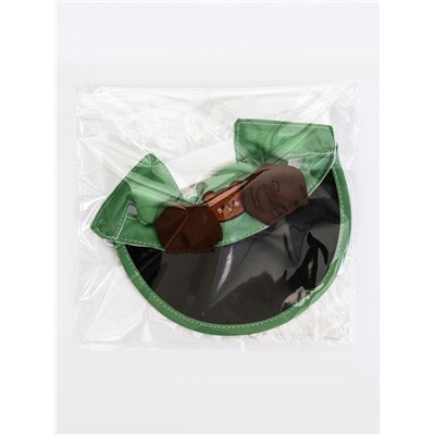 Кепка для собак и кошек, размер L, ОГ 35-46 см, высота 13 см, зелёная