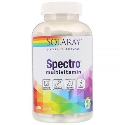 Solaray, Spectro, Multivitamin, 360 Capsules