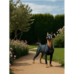УЦЕНКА Садовая фигура «Собака Доберман» 48×20×48 см