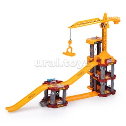 Парковка "Приключения на стройке" (125 предметов) в коробке