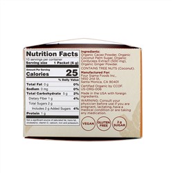Four Sigmatic, Mushroom Cacao Mix with Cordyceps, 10 Packets, 0.21 oz (6 g) Each
