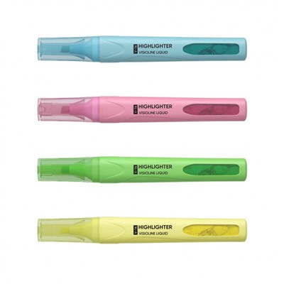 Набор текстовыделителей с жидкими чернилами 4цв V-14 пастель 58360 ErichKrause