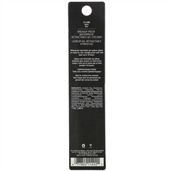 Wet n Wild, Breakup Proof Retractable Gel Eyeliner, Black, 0.008 oz (0.23 g)