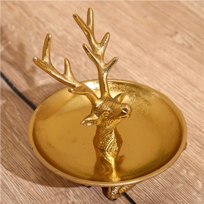 Блюдо для закусок «Олень», 20×14×19 см, алюминий