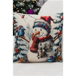Наволочка декоративная новогодняя 2 шт рогожка НАТАЛИ, 1221267