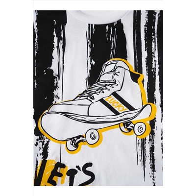 Фуфайка трикотажная для мальчиков (футболка) PLAYTODAY, 1240290