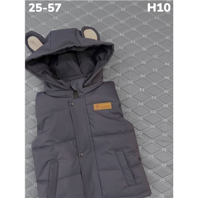 Жилет H10 т.серый