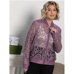 Жакет кружевной Индола (сиреневый) Б15325-3М