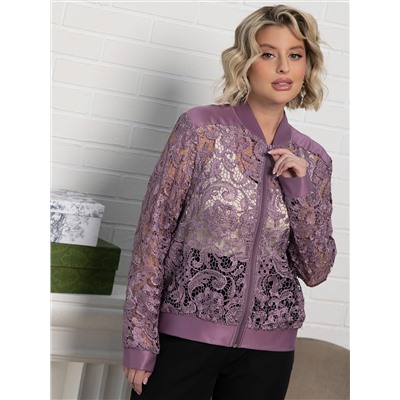 Жакет кружевной Индола (сиреневый) Б15325-3М
