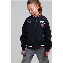 Куртка текстильная с полиуретановым покрытием для девочек (ветровка) PLAYTODAY, 1231512