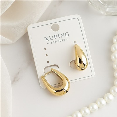 Серьги коллекция "Xuping" покрытие позолота, арт.004.086