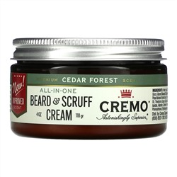 Cremo, All-In-One Beard & Scruff Cream, Cedar Forest, 4 oz (118 g)