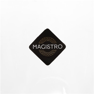 Набор стаканов с двойными стенками Magistro, 200 мл, 8.3×8.2 см, 2 шт., стекло, прозрачный